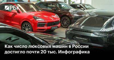 Как число люксовых машин в России достигло почти 20 тыс. Инфографика