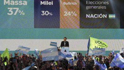 Выборы в Аргентине: во второй тур вышли Серхио Масса и Хавьер Милей