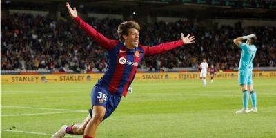 17-летний футболист Барселоны забил победный гол через 33 секунды после дебюта за клуб — видео