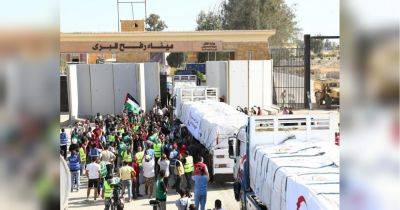 Израиль подтвердил, что разрешил въезд гуманитарной помощи из Египта в Газу