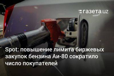 Spot: повышение лимита биржевых закупок бензина Аи-80 сократило число покупателей