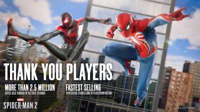 Питер Паркер - Джеймс Райан - Майлз Моралес - Miles Morales - Продажи Marvel’s Spider Man 2 за сутки превысили 2,5 млн копий. Это лучший старт в истории игр Sony - itc.ua - Украина - Мариуполь