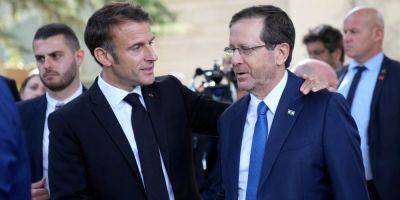 Визит Макрона в Израиль: президент Франции призвал не расширять конфликт в секторе Газа