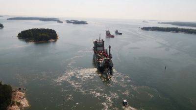 Рядом с Balticconnector нашли сломанный якорь судна из Китая