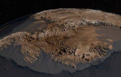 Ученые NASA показали, как выглядит Антарктида без льда