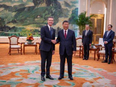 После почти пятилетнего перерыва Си Цзиньпин с губернатором Калифорнии