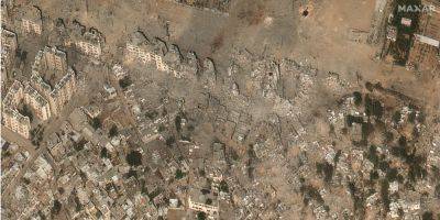 Maxar показала масштабы разрушений в секторе Газа — спутниковые фото