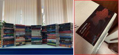 Книги, уцелевшие от удара по «Новой почте», получила библиотека в Харькове