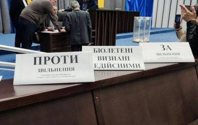 Тернопольский облсовет уволил своего председателя