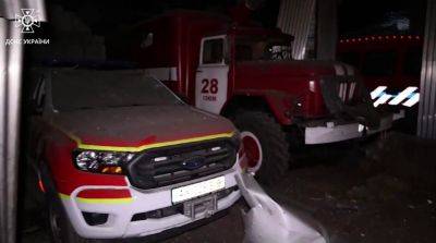 Удар по пожарной части на Харьковщине: вся техника выведена из строя (видео)