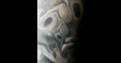 Юпитер скорчил недовольную гримасу: на планете запечатлели огромное лицо, и оно кислое (фото)
