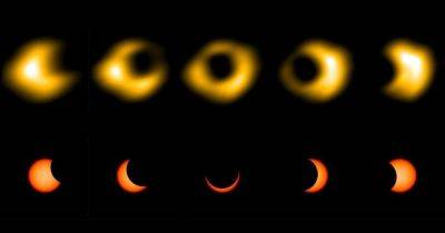 Получены первые в истории радиоизображения кольцеобразного солнечного затмения (фото)