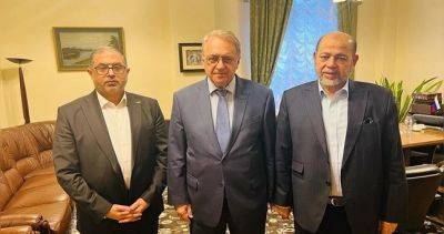 В Москву прибыла делегация ХАМАС и заместитель главы МИД Ирана. Израиль осудил визит