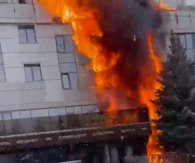 В рф произошел масштабный пожар в отеле Kamarooms: люди выбегали на улицу босиком - unn.com.ua - Россия - Украина - Киев
