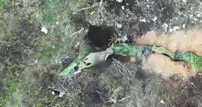 Бойцы ГПСУ уничтожили оккупантов - те оборудовали окопы под Бахмутом - видео