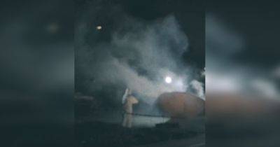Врезался ребром в грунт: "НЛО" приземлился на лужайке перед университетом (фото)