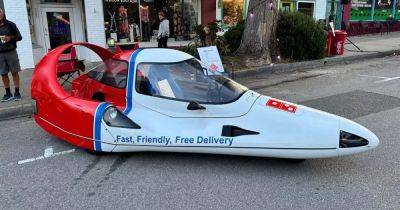 Фантастический звездолет: как выглядит самое оригинальное авто для доставки пиццы (фото)