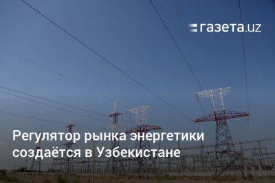 Регулятор рынка энергетики создаётся в Узбекистане