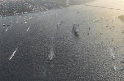В Турции прошел крупнейший в истории страны парад военных кораблей - unn.com.ua - Украина - Киев - Израиль - Турция - Стамбул