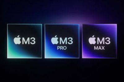Представлены процессоры Apple M3, M3 Pro и M3 Max – до +50% производительности CPU и GPU, поддержка трассировки, mesh shading и AV1