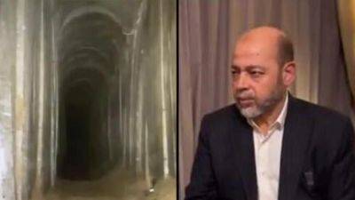 Главарь ХАМАСа: туннели в Газе - только для боевиков, это не убежища