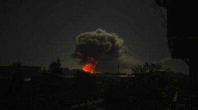 В Донецке масштабный пожар: оккупанты заявляют о прилетах по складам с горючим