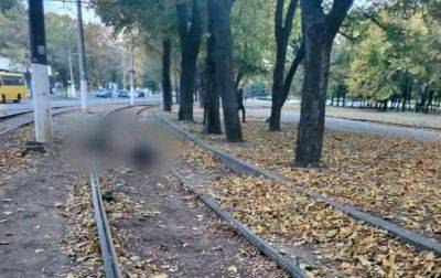 В Одессе собака затянула хозяина под колеса трамвая