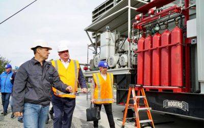 Энергоатом испытал газотурбинную мобильную электростанцию от USAID
