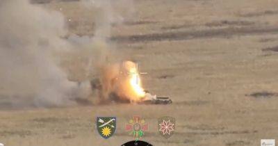 На Луганщине уничтожили российский танк с минным тралом: что известно (фото, видео)