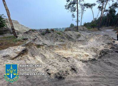 В Харьковской области браконьер в лесу накопал песка на 300 тысяч гривен