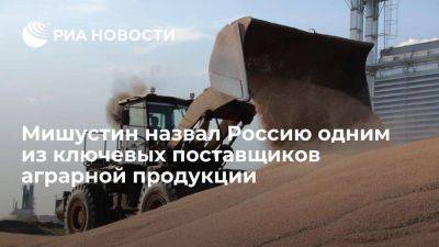 Мишустин: РФ зарекомендовала себя надежным партнером в поставках агропродукции