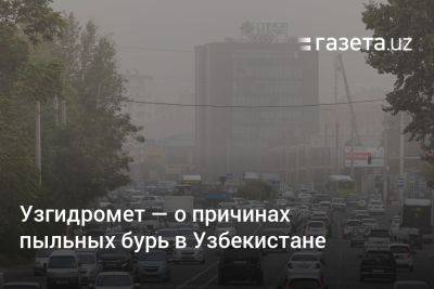 Узгидромет — о причинах пыльных бурь в Узбекистане