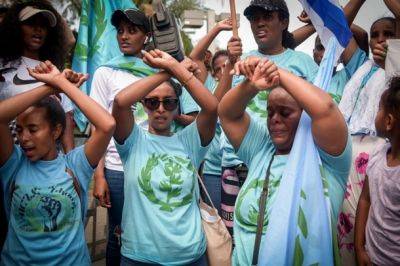 Нелегалы из Эритреи потребовали статус беженца на демонстрации в Тель-Авиве