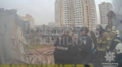 Что увидели копы сразу после ракетного удара по Харькову (видео)