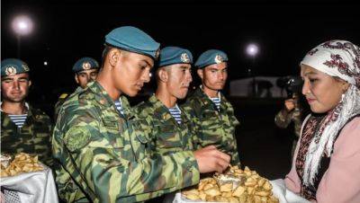 Таджикские военные прибыли на учения ОДКБ в Кыргызстан