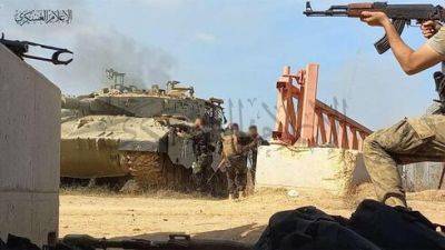 Террористы продолжают удерживать заложников в Офакиме, бой за штаб дивизии "Газа"