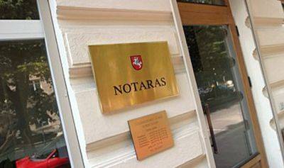 Новые расценки нотариусов Литвы