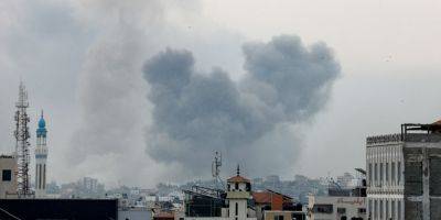 Армия обороны Израиля показала ночные авиаудары по объектам ХАМАС в Секторе Газа, поражены более 500 целей — видео