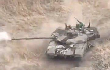 Российские пропагандисты выдали горящий T-90 за израильский Merkava