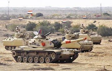 Египет отправил десятки танков и бронемашин на границу с сектором Газа