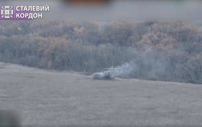 Два российских танка подорвались на своих минах