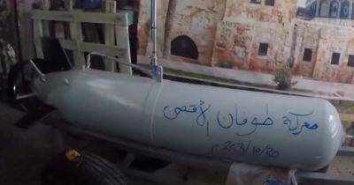 ХАМАС имеет в арсенале подводный беспилотник Al-Asef: на что способна торпеда (видео) - focus.ua - Украина - Израиль - Палестина