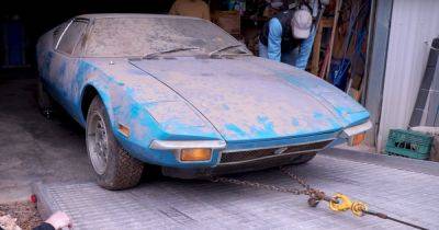 Культовый итальянский суперкар 70-х простоял 46 лет заброшенным в гараже (видео)