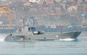 ГУР показало видео боя с потоплением двух десантных кораблей РФ в Крыму