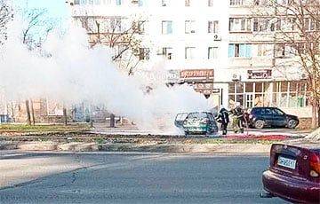 В Мариуполе партизаны подорвали авто «полицейского»-оккупанта