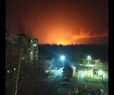 В Котовске произошел сильный пожар на пороховом заводе - фото, видео