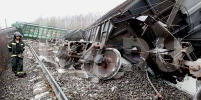 В Рязанской области «партизаны» пустили под откос сразу 19 вагонов поезда — фото