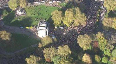 В Лондоне прошел самый большой пропалестинский митинг, произошли столкновения