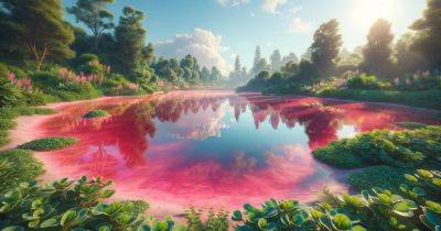 Гавайская загадка. Окрасившийся в розовый цвет пруд поставил ученых в тупик (фото)