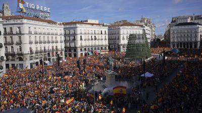 В Испании снова прошли протесты против амнистии для сепаратистов